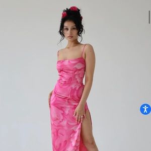 Mirror Palais S&M Bubble gum pink dress